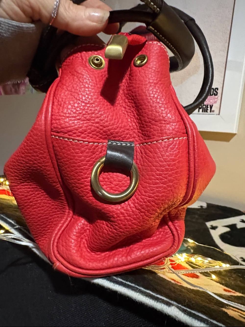 PUNTOTRES  hand bag FIRM $89 seebelow 👇EUC - Picture 4 of 13
